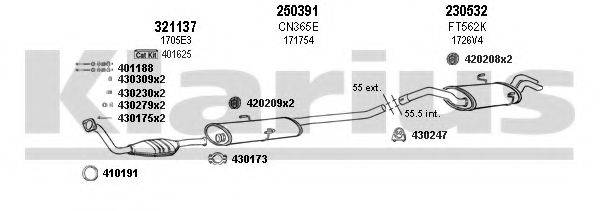 KLARIUS 630433E Система випуску ОГ