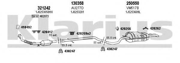 KLARIUS 780028E Система випуску ОГ