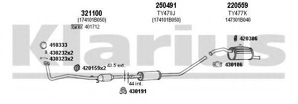 KLARIUS 900292E Система випуску ОГ