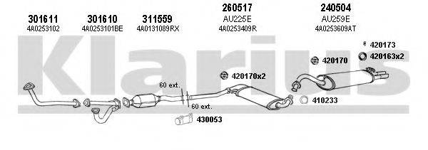 KLARIUS 940477E Система випуску ОГ