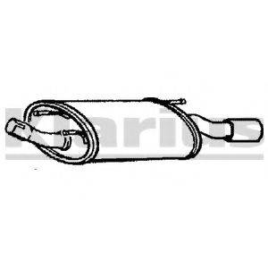 KLARIUS 210777 Глушник вихлопних газів кінцевий