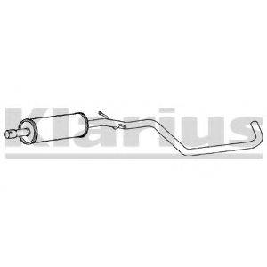 KLARIUS 150383 Середній глушник вихлопних газів