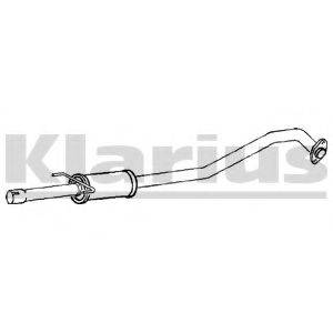 KLARIUS 260958 Середній глушник вихлопних газів
