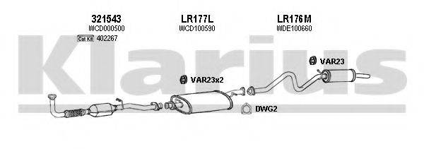 KLARIUS 090178U Система випуску ОГ