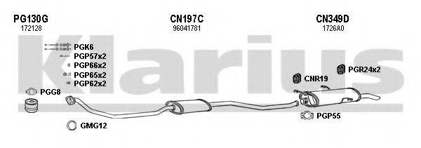 KLARIUS 180317U Система випуску ОГ