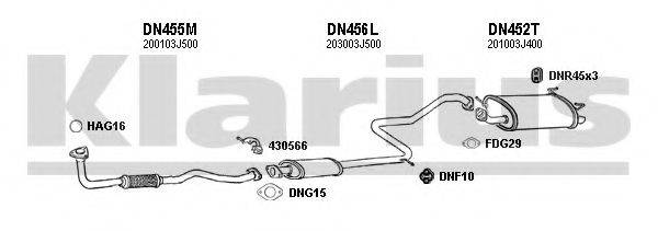 KLARIUS 270336U Система випуску ОГ