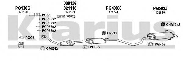 KLARIUS 630316U Система випуску ОГ