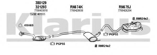 KLARIUS 720833U Система випуску ОГ
