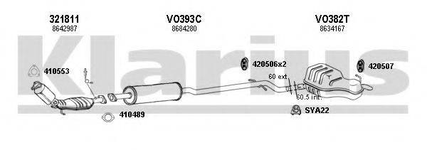 KLARIUS 960347U Система випуску ОГ