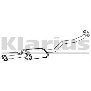 KLARIUS HY103P Середній глушник вихлопних газів