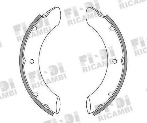 KAISHIN K2221 Комплект гальмівних колодок