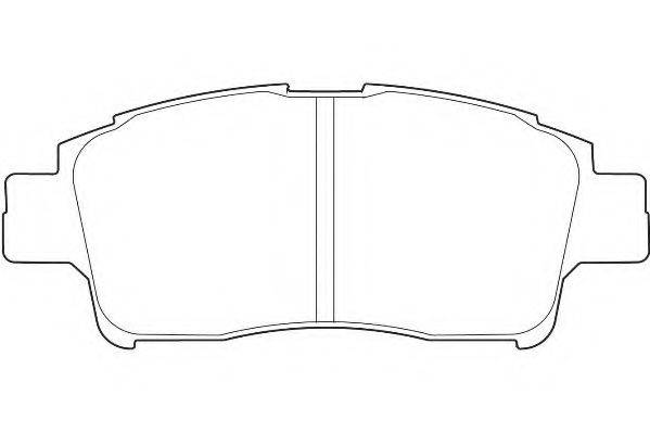 WAGNER WBP23348A Комплект гальмівних колодок, дискове гальмо