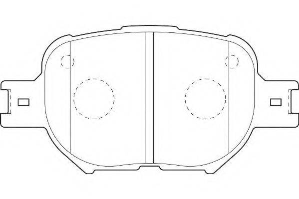 WAGNER WBP23526A Комплект гальмівних колодок, дискове гальмо