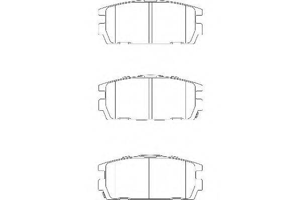 WAGNER WBP23813A Комплект гальмівних колодок, дискове гальмо