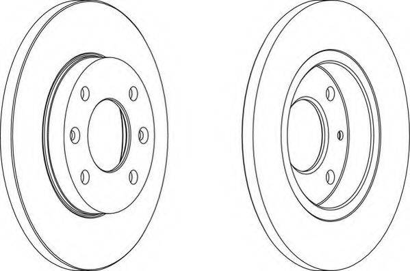 WAGNER WGR09951 гальмівний диск