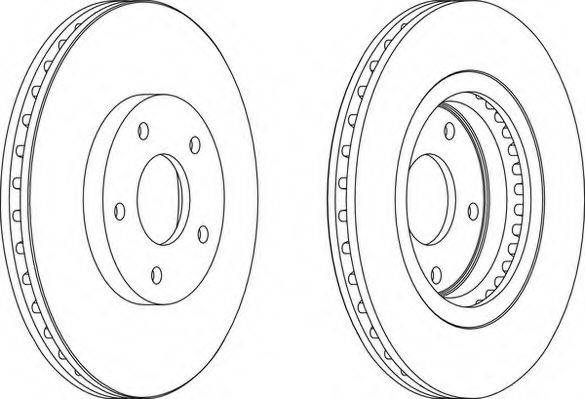 WAGNER WGR15891 гальмівний диск