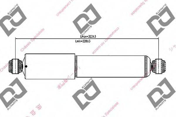 DJ PARTS DS1227GT Амортизатор