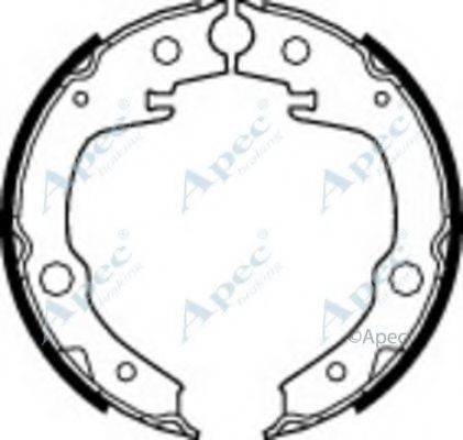 APEC BRAKING SHU677 Гальмівні колодки