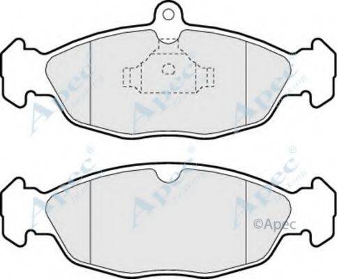 APEC BRAKING PAD730 Комплект гальмівних колодок, дискове гальмо