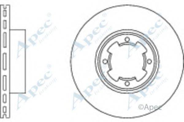 APEC BRAKING DSK114 гальмівний диск