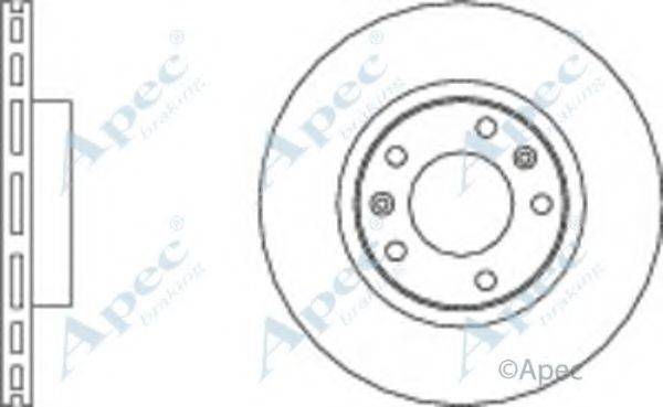 APEC BRAKING DSK728 гальмівний диск