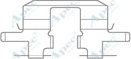 APEC BRAKING KIT1127 Комплектуючі, гальмівні колодки