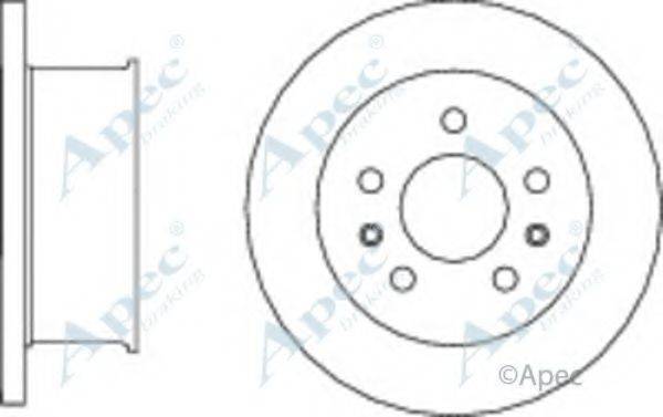 APEC BRAKING DSK3036 гальмівний диск