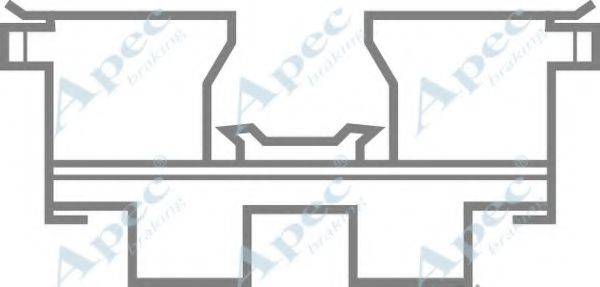 APEC BRAKING KIT270 Комплектуючі, гальмівні колодки
