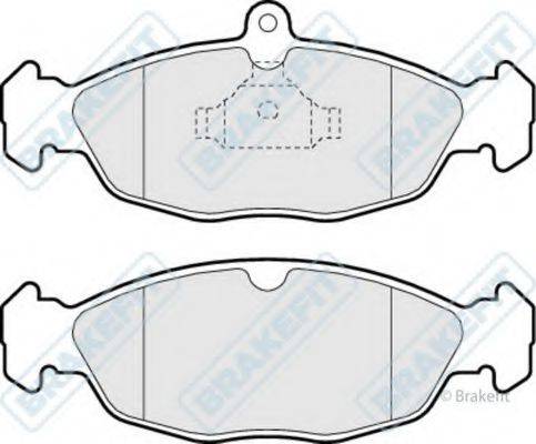 APEC BRAKING PD3019 Комплект гальмівних колодок, дискове гальмо