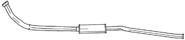 SIGAM 45142 Труба вихлопного газу