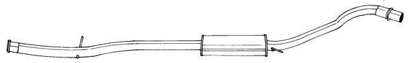 SIGAM 45433 Середній глушник вихлопних газів