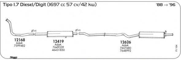 SIGAM FI164 Система випуску ОГ