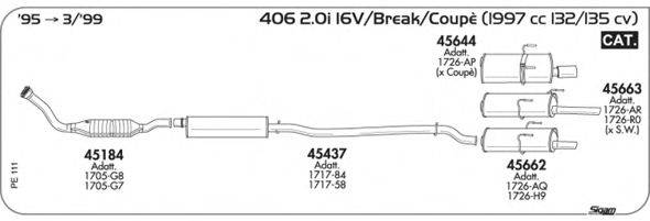 SIGAM PE111 Система випуску ОГ