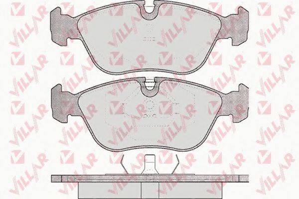VILLAR 6260436 Комплект гальмівних колодок, дискове гальмо