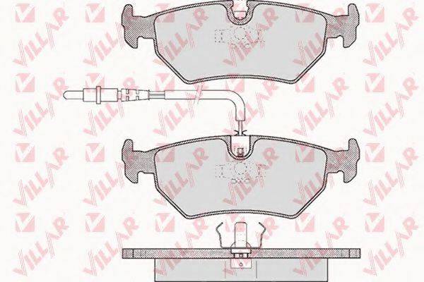 VILLAR 6260497 Комплект гальмівних колодок, дискове гальмо