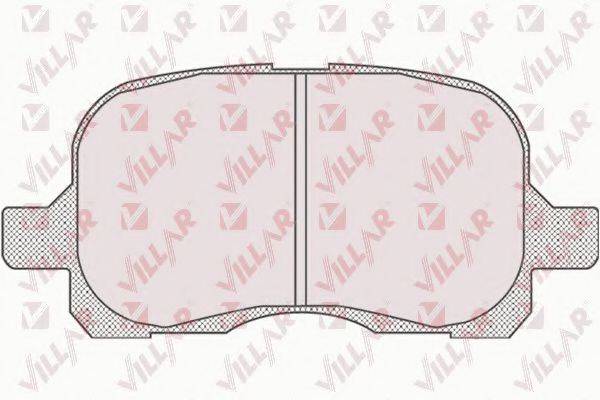 VILLAR 6260768 Комплект гальмівних колодок, дискове гальмо