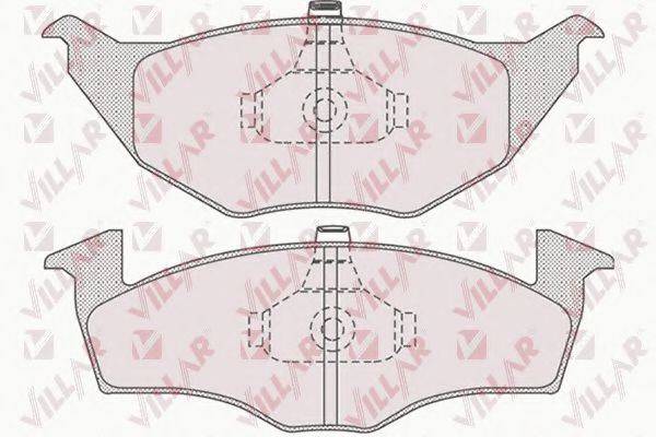 VILLAR 6260776 Комплект гальмівних колодок, дискове гальмо