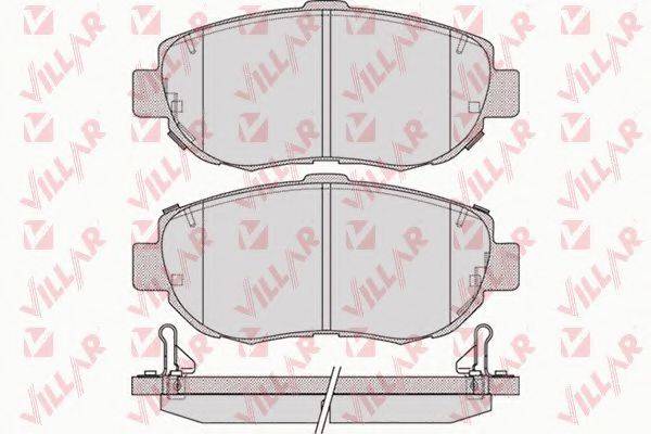 VILLAR 6261033 Комплект гальмівних колодок, дискове гальмо