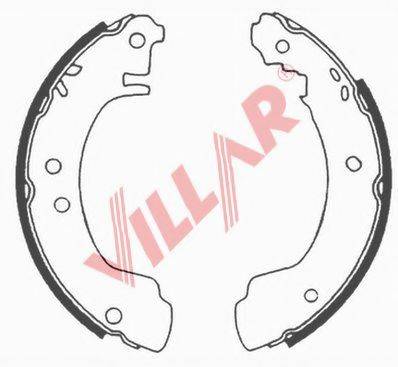 VILLAR 6290596 Комплект гальмівних колодок