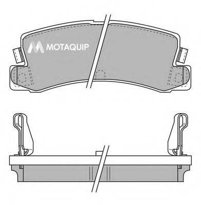 MOTAQUIP LVXL480 Комплект гальмівних колодок, дискове гальмо