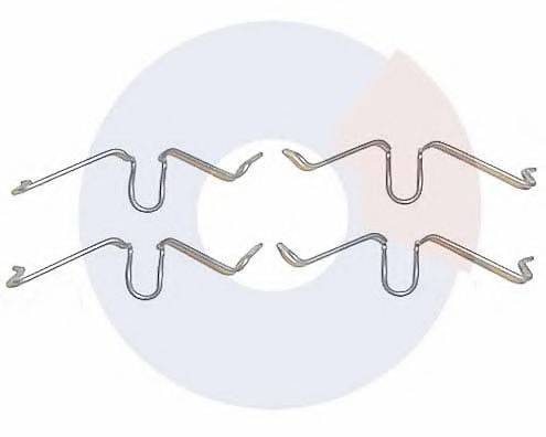 CARRAB BRAKE PARTS 2067 Комплектуючі, колодки дискового гальма