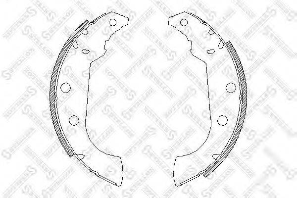 STELLOX 146101SX Комплект гальмівних колодок