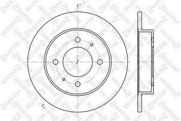STELLOX 60203406SX гальмівний диск