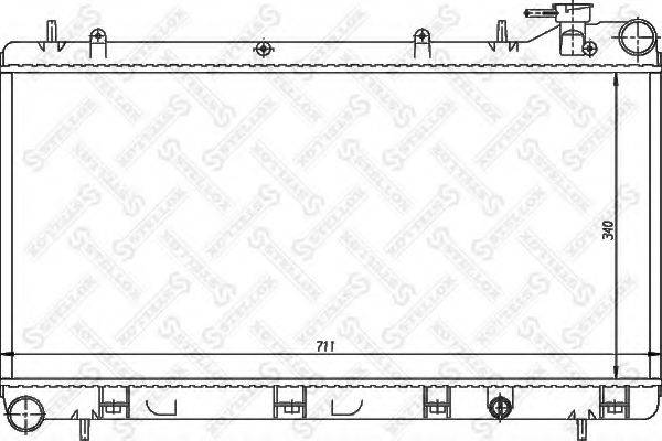 STELLOX 1026263SX Радіатор, охолодження двигуна