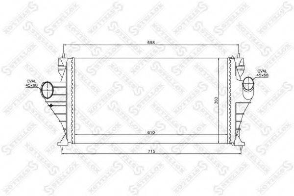 STELLOX 1040143SX Інтеркулер