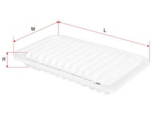 SAKURA AUTOMOTIVE A1219 Повітряний фільтр