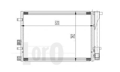 LORO 0190160022 Конденсатор, кондиціонер