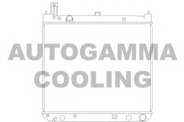 AUTOGAMMA 104195 Радіатор, охолодження двигуна