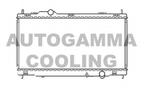 AUTOGAMMA 105414 Радіатор, охолодження двигуна