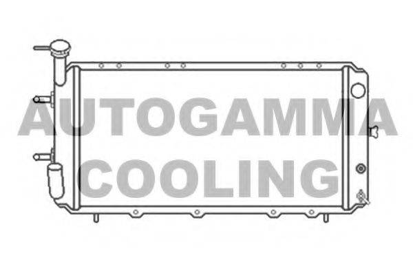 AUTOGAMMA 105576 Радіатор, охолодження двигуна